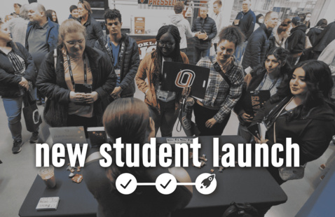 Students attend a New Student Launch event