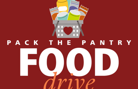 Pack the pantry food drive with image of basket of food