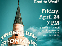 Event image for Dancing from East to West”: Concert Band Spring Performance