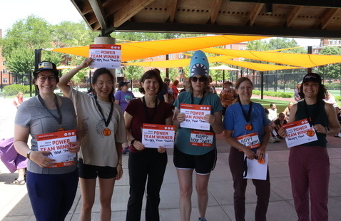 Power Team Event Winners for the Swim + Walk: Happy Hour Sharks