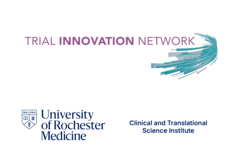 Trial Innovation Network logo over University of Rochester Medicine Clinical and Translational Science Institute