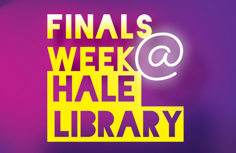 Finals Week at Hale Library