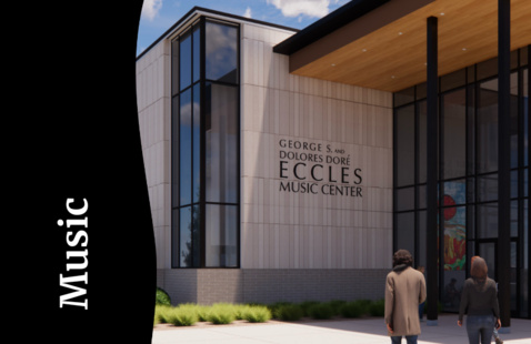 Music Event. Rendering of the Eccles Music Center.