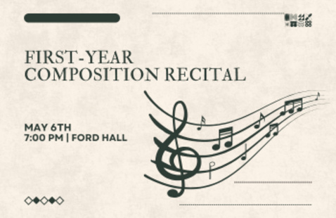Image of First-Year Composition Recital