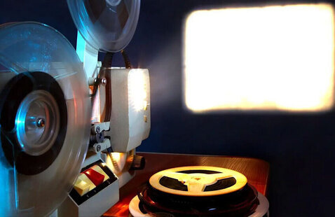 Theater movie reel