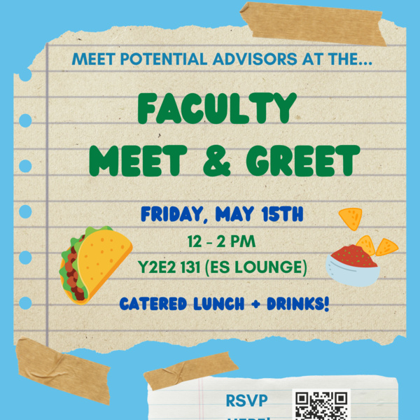 Image of Earth Systems Program: Faculty Meet & Greet