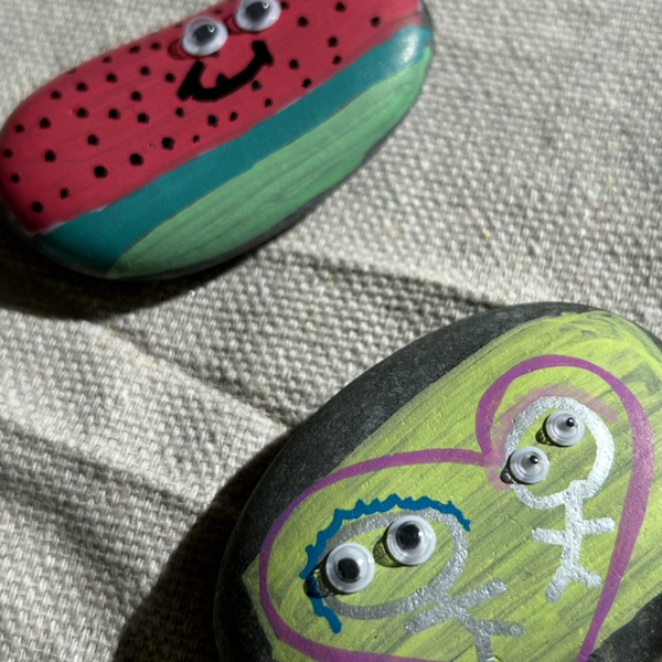 Image of De-stress at Branner: Take a break, paint a rock, grab a coffee!
