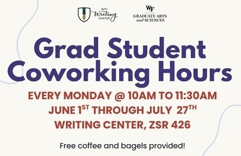 Image of Summer Grad Student Coworking Hours