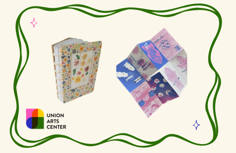 Book binding and zine examples