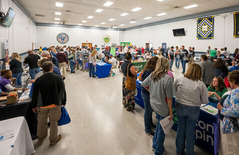 Day one of the annual Reentry Conference on Monday, Apr. 27, 2026, at the Correctional Training Institute in New Castle. SCOTT ROBERSON | Indiana Department of Correction