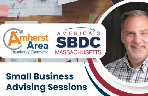 Small Business Advising Sessions with Rob DelMastro. Amherst Area Chamber of Commerce, America's Massachusetts SBDC