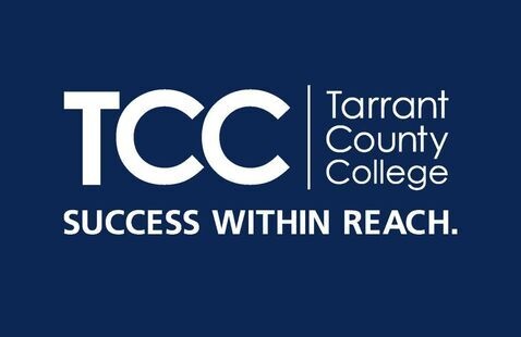 Logo reads, TCC, Tarrant County College. Success Within Reach