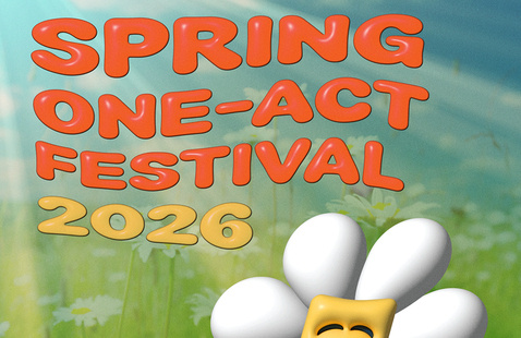 A happy flower with bubble text