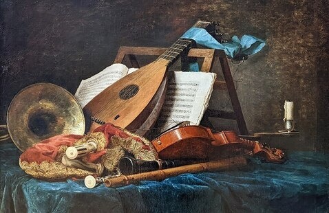Anne Vallayer-Coster, Attributes of Music, 1770