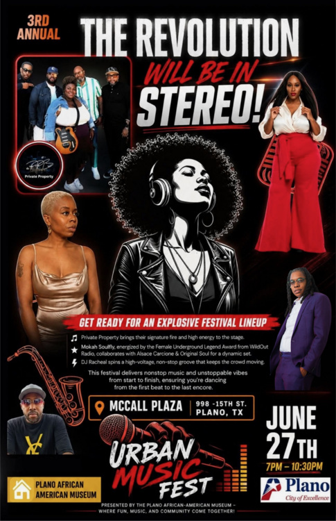 3rd Annual Urban Music Fest: The Revolution Will Be In Stereo at McCall Plaza