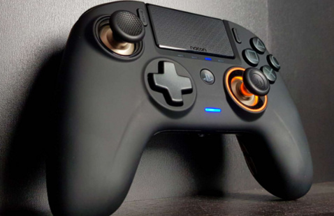 A close-up image of a game controller.