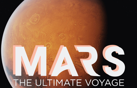 Mars with show title Mars The Ultimate Voyage