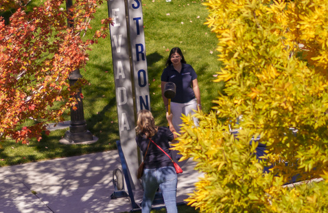 students engaging in activities