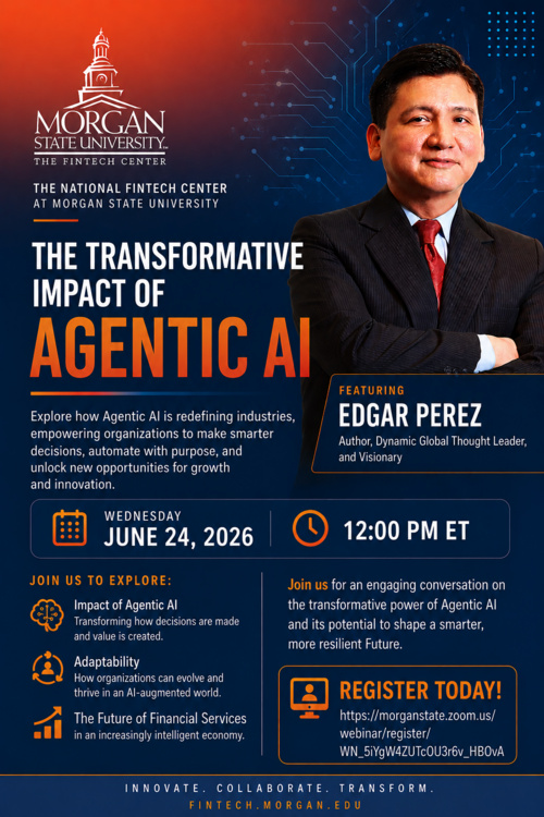 Jun 24, 2026: The National FinTech Center's The Transformative Impact of Agentic AI Webinar thumbnail image