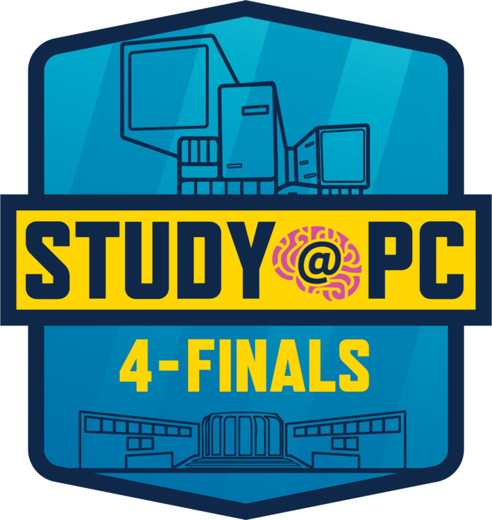 graphic text reads 'Study @ PC 4-FINALS'