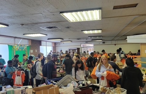 Shoppers at the Campus ReStore