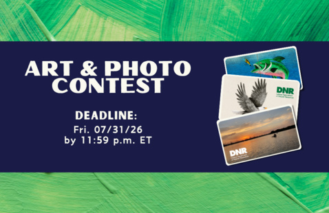 Photo is a graphic that says, "Art & Photo Contest Deadline Fri. July 31 by 11:59 p.m. ET."