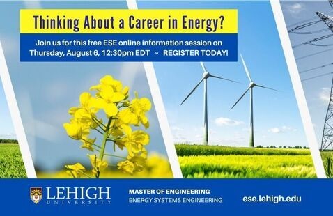 Image of Thinking About a Career in Energy? Signup for the ESE Online Info Session!