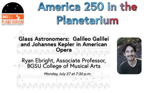 America 250 in the Planetarium title and speaker