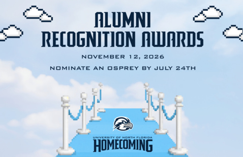 Alumni recognition award flyer