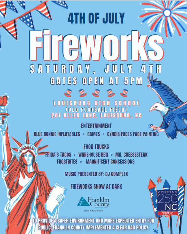 Franklin County Fourth of July Fireworks
