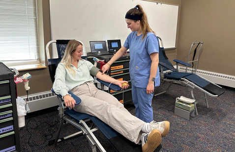 Person Giving Blood