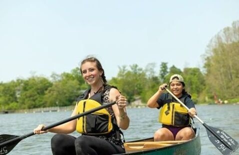 Image of Summer Canoeing on Beebe Lake