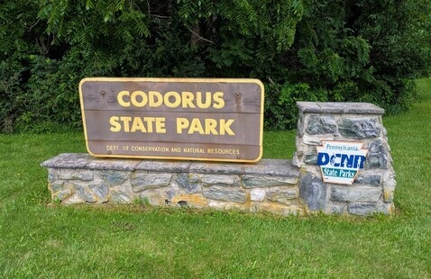 Codorus State Park sign