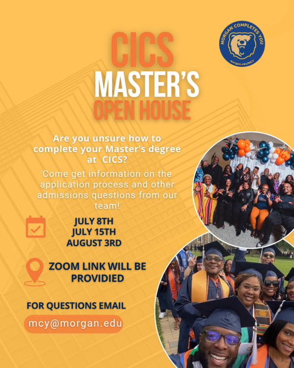 Aug 3, 2026: CICS Master's Programs Open House thumbnail image