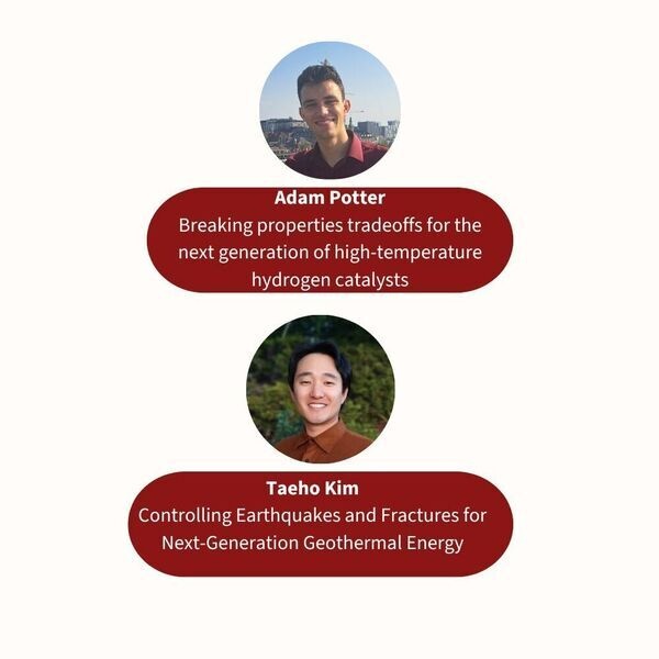 SESL week 5 speakers Adam Potter and Taeho Kim