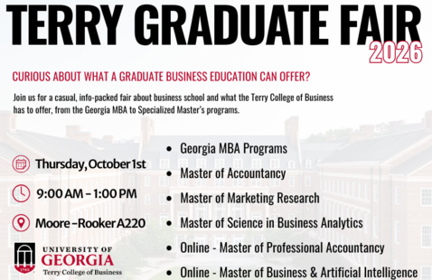 Terry Graduate Fair Flyer 2026