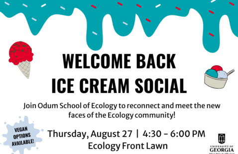 Welcome Back Ice Cream Social flyer