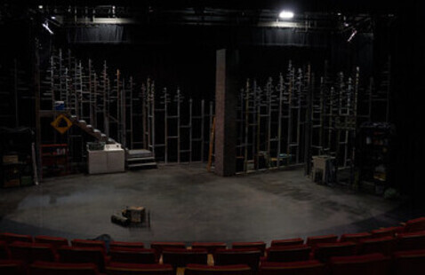 A University Theatre stage