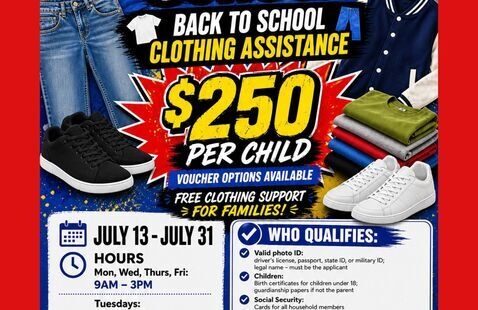 School Cloths Flyer