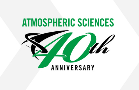 text: Atmospheric Sciences 40th Anniversary