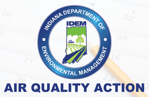 IDEM Forecasts Air Quality Action Day for Thursday in Three Northern Indiana Regions