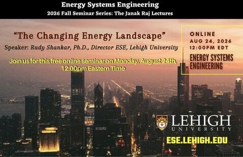 Image of ESE Fall 2026 Seminar Series: "The Changing Energy Landscape"