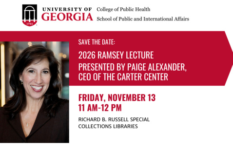 Flyer for the 2026 Ramsey Lecture featuring Paige Alexander