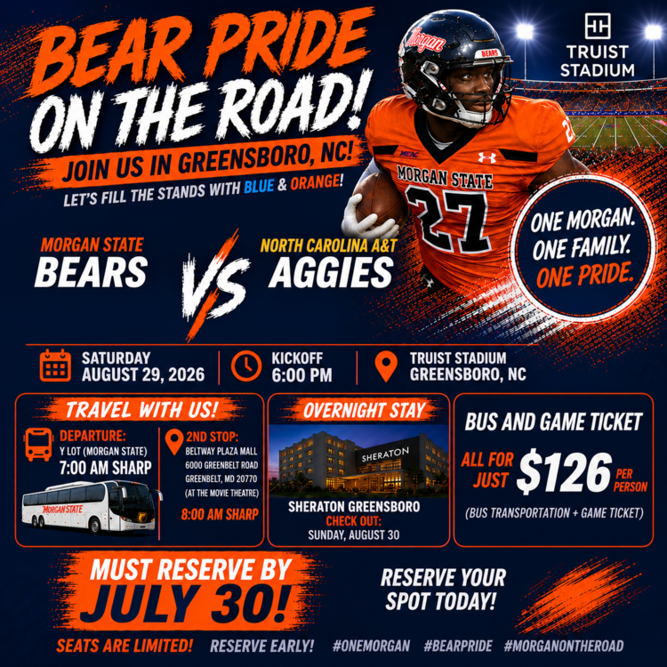 Aug 29, 2026: Morgan vs North Carolina A&T at Truist Stadium Greensboro, NC thumbnail image