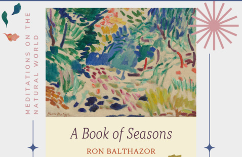 "A Book of Seasons" reading event flyer