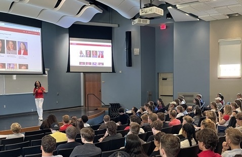 First-year students at CEC attend the CEC Welcome to receive the important information they will need for the year.
