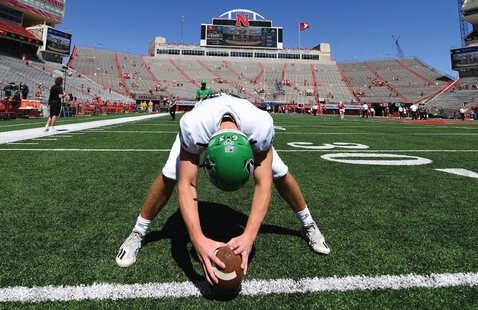UND Football Player