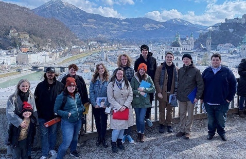 a group of alumni in salzburg