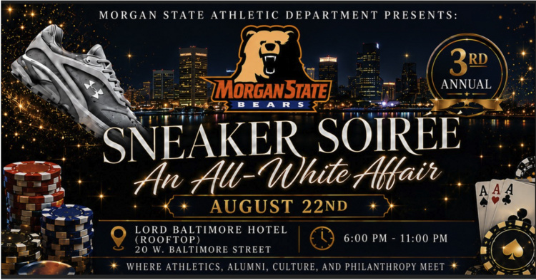 Aug 22, 2026: Morgan State Athletics 3rd Annual Sneaker Soirée at Lord Baltimore Hotel  thumbnail image