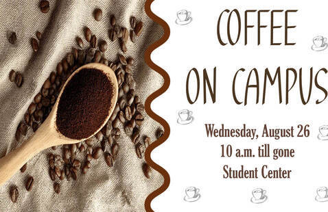 Coffee on Campus graphic.